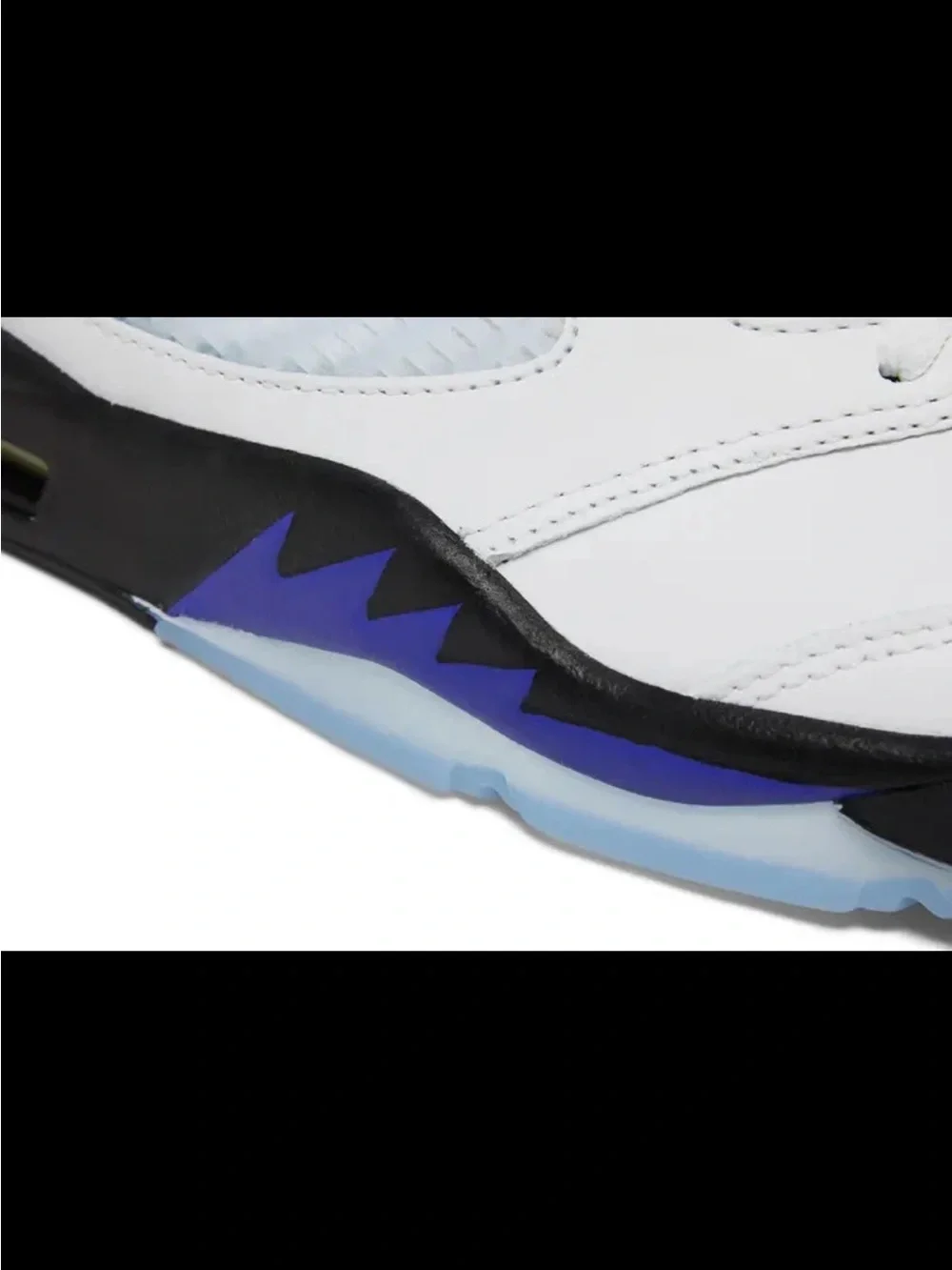 Jordan Men's White and Purple High-Top Basketball Sneakers